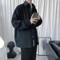 梵克公牛很仙的上衣男港风ins机能板鞋百搭韩版潮流宽松春秋外套原宿褂子