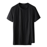 梵克公牛男士短袖韩版流夏季半袖打底衫衣服丝光棉刺绣拼接帅气boy丅T恤