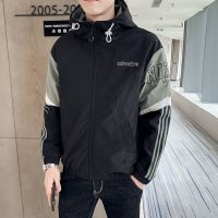 梵克公牛男士夹克韩版潮流学生帅气连帽2021季工装款休闲外套潮牌褂子