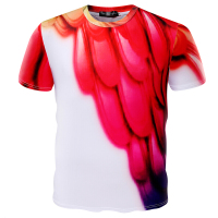 梵克公牛夏季男装 3D镂空翅膀男士短袖T恤圆领T恤 如图