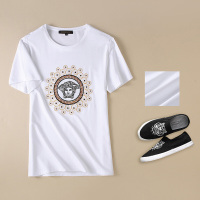 梵克公牛到4XL底夏季高端新款丝光棉男士潮男短袖T恤