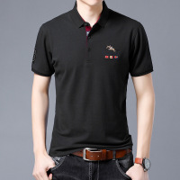 梵克公牛中青年polo衫男短袖商务 2021热卖夏季新款青年男士翻领T恤休闲款纯色上衣简约都市修身