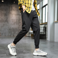 梵克公牛秋季男士常规休闲裤男束脚收口裤裤男 -P20