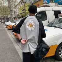 梵克公牛潮牌短袖2020夏季潮流时尚拼色印花宽松短袖男款P48