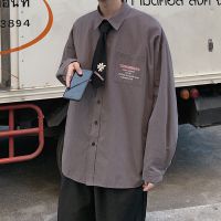 梵克公牛2021新款春装衬衫男长袖痞帅网红外套潮牌港风潮流百搭学院风衬衣港风潮牌衬衫