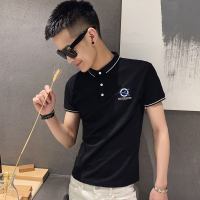 梵克公牛夏季牌polo衫男短袖T恤网红流修身商务休闲上衣服装社会精神小伙