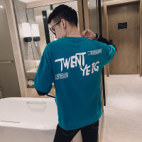 梵克公牛les帅t卫衣男生春季外套男假两件时尚简约春装上衣服韩版流帅气