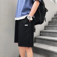 梵克公牛男夏季新款韩版流帅气卷边设计沙滩裤港风学生常规