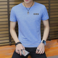 梵克公牛短袖T恤男日系潮牌薄款 2021印花潮T学生新款跑量实拍图新款纯色男式短袖T恤文化衫班服工作