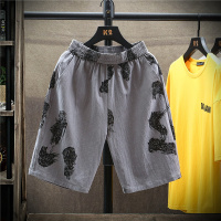 梵克公牛男士2020新款夏季宽松直筒休闲运动沙滩