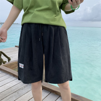 梵克公牛夏季港风休闲男直筒牌ins百搭裤子流cec沙滩裤