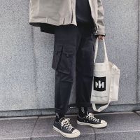梵克公牛秋季工装裤男牌宽松裤子学生ins长裤休闲裤