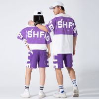 梵克公牛夏季套装男2021新款韩版潮流休闲宽松运动短袖短裤两件套潮牌嘻哈情侣套装夏装