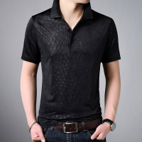 梵克公牛夏季短袖T恤男流韩版2021新款中青年半袖翻领体恤休闲薄款上衣官方男装