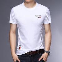 梵克公牛2019年夏季新款青年休闲上衣男士短袖修身打底衫圆领T恤官方男装