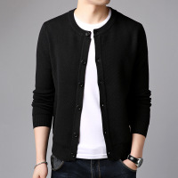 梵克公牛2021季新款针织开衫毛衣男时尚休闲流修身百搭上衣官方男装