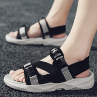 梵克公牛鞋男士凉鞋2021新款韩版潮流个性夏季日常青年休闲百搭防滑两用拖鞋[正品好货]