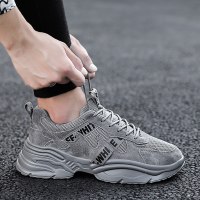 梵克公牛鞋2019年秋季新款网面鞋子潮流潮鞋男士百搭内男鞋6cm[正品好货]