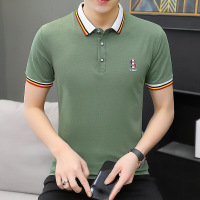 梵克公牛装119#短袖男夏季polo衫青少年修身棉有领T恤定制olo衫刺绣