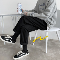 梵克公牛西装裤男流休闲小西裤ins常规长裤很仙的裤子痞帅