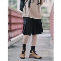 梵克公牛2021新款 冰聚对苯二甲酸乙二酯(涤纶)清凉常规夏季潮牌双口袋工装