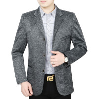 梵克公牛秋季新款男装中年西服男外套男士中老年西服外套爸爸装