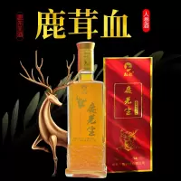 [买5发6]权禄鹿茸血人参酒500ml单瓶装 38度 单瓶装礼盒养生酒33