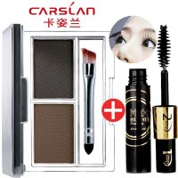 卡姿兰双效眉粉3.6g 01#淡棕+深棕 防水防汗不脱色自然持久网红眉笔正品初学者双效眉粉