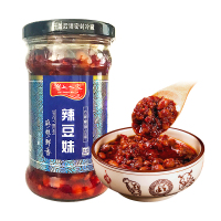 农家自制辣豆妹黄豆酱拌饭拌面超下饭微辣椒酱200克/瓶