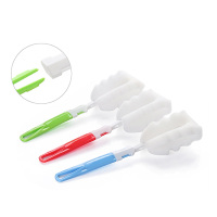 [买3送2]小沄家杯刷长柄洗玻璃杯海绵刷去污清洁刷子奶瓶刷保温杯清洗刷