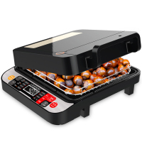 利仁(Liven)KLJ-D640烤栗机电饼铛双面不粘涂层上下盘单独加热烙饼加深加大家用2-4人微电脑式多功能煎烤机牛排