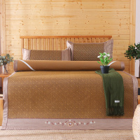 古藤席凉席1.8m床1.5m三件套1.2米可折叠单人宿舍学生席子