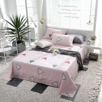 全棉碎花单人学生床单单件1.5米床 纯棉布1.8m双人床宿舍被单