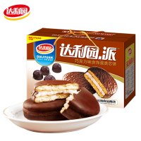 达利园巧克力派1000g整箱批发早餐面包零食小吃休闲食品糕点
