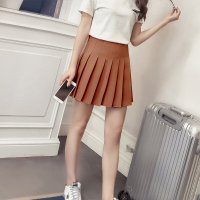 百褶裙短裙韩版夏身裙高腰字裤裙球裙白