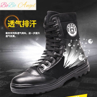 BOBO Angel特勤超轻透气作训靴作战靴16战术保安鞋子网面男特种兵户外