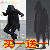BOBO Angel暗黑者巫师斗篷中长款卫衣刺客信条风衣连帽男士中长款披风外套男