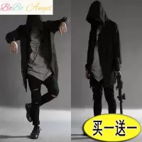 BOBO Angel暗黑者巫师斗篷中长款卫衣刺客信条风衣连帽男士中长款披风外套男
