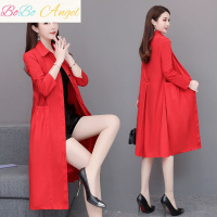 BOBO Angel武汉风衣女中长款2019春装新款韩版修身小个子时尚薄款春秋外套潮