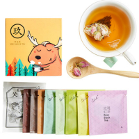 茶里（CHALI）9种口味花茶组合 桂花乌龙绿茶菊花茶普洱 三角茶包袋泡茶独立袋装盒装