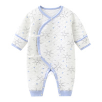 班杰威尔纯棉加厚保暖婴儿连体衣秋冬夹棉新生儿衣服爬服0-9个月宝宝哈衣爬服