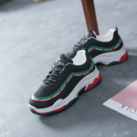 魚喝水2019季新款女鞋ins超火的鞋子女运动休闲鞋老爹鞋