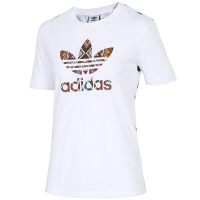Adidas/阿迪达斯 女子 三叶草 2018新款短袖T恤透气舒适休闲运动上衣CY9260 C