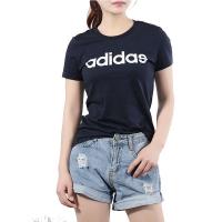 Adidas阿迪达斯女装夏季新款运动服舒适透气休闲圆领短袖T恤DW7942 C