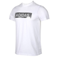 Adidas阿迪达斯男装夏秋季新款运动休闲舒适透气时尚大logo运动短袖T恤EH3812 C
