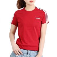 Adidas阿迪达斯女装新款透气舒适休闲运动短袖T恤EI0763 D