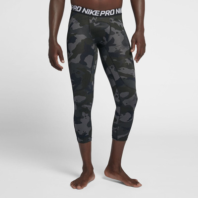 Nike耐克 YOGA男子跑步运动训练透气速干健身紧身7分裤CT1831-010 Z
