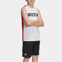 Adidas阿迪达斯时尚舒适男大童YBTR SET TK休闲无袖套服DV1392 Z