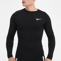 Nike耐克男时尚潮流休闲运动服健身衣快干紧身长袖T恤BV5589-010 C