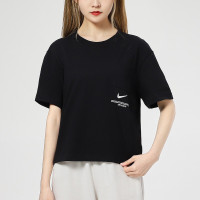 Nike耐克上衣女装新运动休闲圆领半袖透气T恤CZ8912-010 C